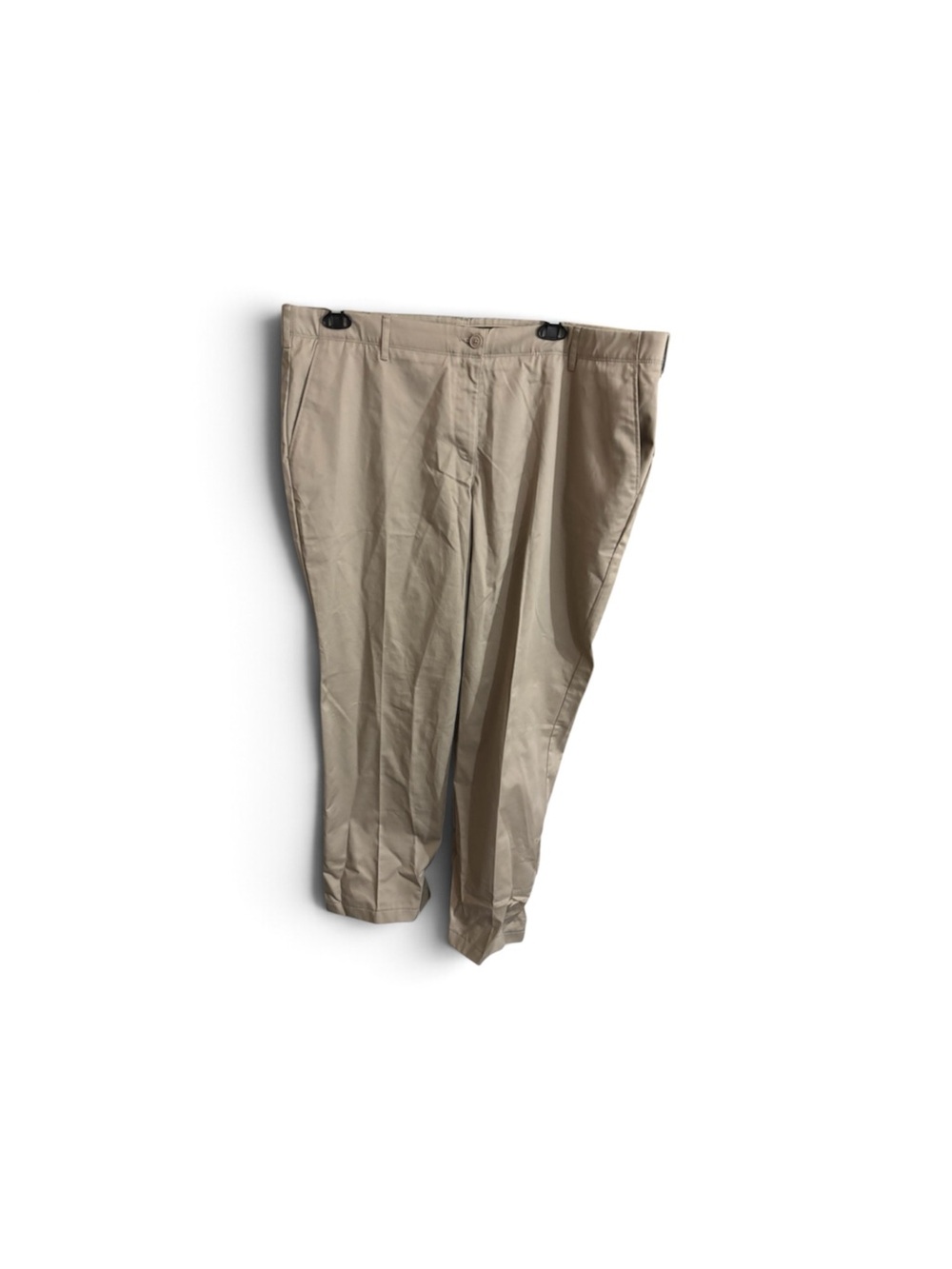 Lands' End Straight-Leg Women's Pants in Light Beige